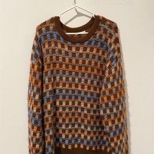Zara Brown Knit Sweater